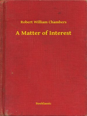 cover image of A Matter of Interest